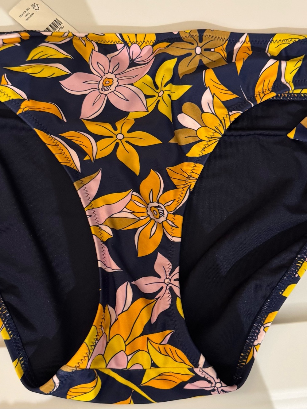NWT J. Crew Bow halter-tie top & hipster bow-tie bikini bottom in dusk floral - Picture 5 of 9